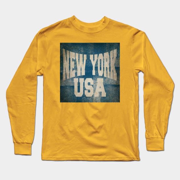 New york Long Sleeve T-Shirt by martian